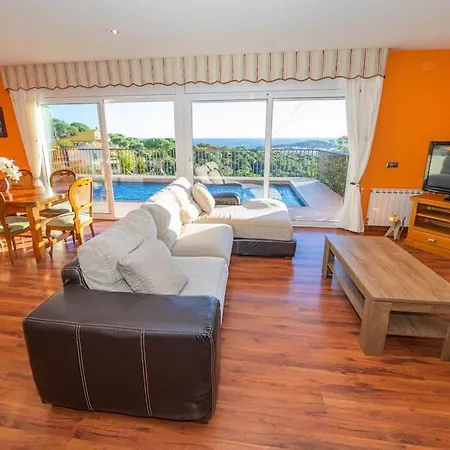 Mare Nostrum,12 Personen, Panoramisch Zeezicht 別荘 リョレート・デ・マル