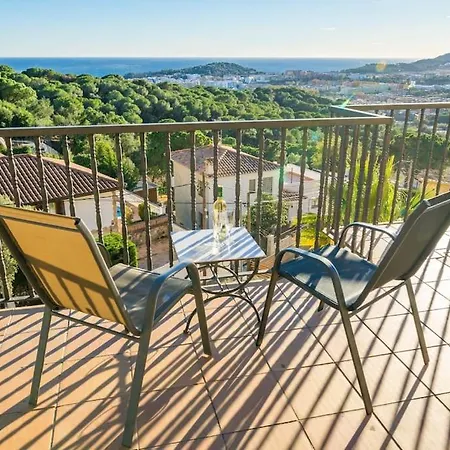 Mare Nostrum,12 Personen, Panoramisch Zeezicht Lloret de Mar