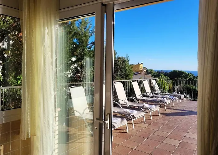 Mare Nostrum,12 Personen, Panoramisch Zeezicht Prázdninový dům Lloret de Mar