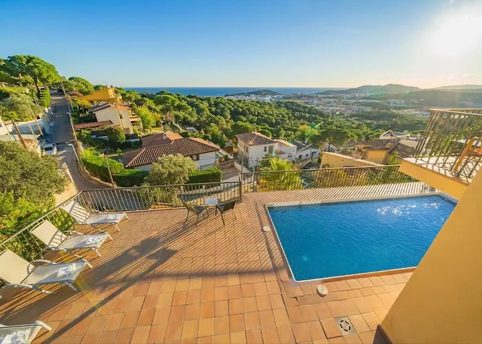 Prázdninový dům Mare Nostrum,12 Personen, Panoramisch Zeezicht Lloret de Mar