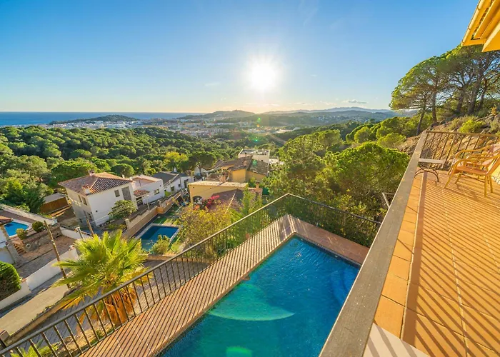 Mare Nostrum,12 Personen, Panoramisch Zeezicht * Lloret de Mar