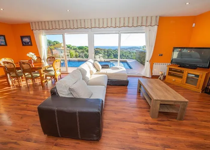 Mare Nostrum,12 Personen, Panoramisch Zeezicht Будинок відпочинку Льорет-де-Мар